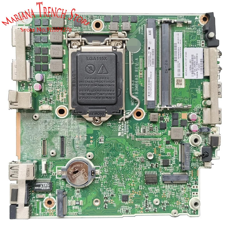 hp호환 EliteDesk800 G4/G5 DM L19394-601/001 DA0F8B6A0 데스크탑 PC 마더보드