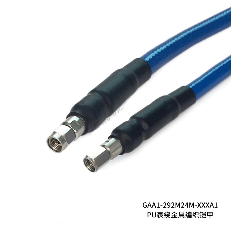2.92mm 수-2.4mm 수 저손실 케이블 매칭 142A 40G 아머드 GAA1
