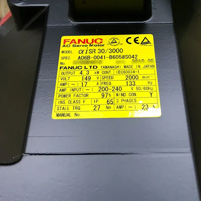 Fanuc AC 서보모터 CNC 기계리퍼 완료 A06B-0041-B605 S042
