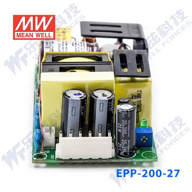 Mingwei EPP-200-27 전원공급장치 기판 PCB 베어 보드 DC PFC 전압 조정기 대만 27V7.5A 200W