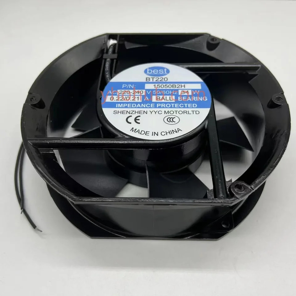2 와이어 서버 냉각팬 15050B2H AC 220V 0.22A 172x151x50mm