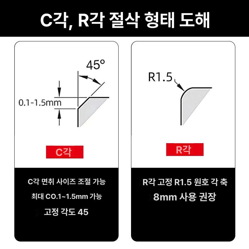 철판 면취기 휴대용 연마기 핸드 가공 연삭기 트리밍기 디버링 각도 에어 챔퍼링 머신 - 상세 이미지 3