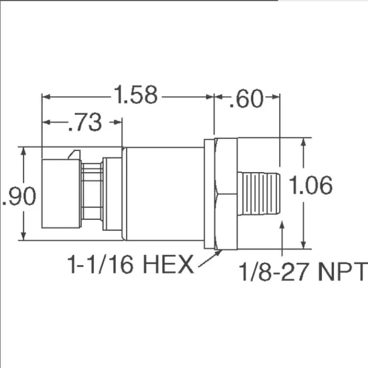 압력 게이지 센서 MLH500PST10A 500PSI