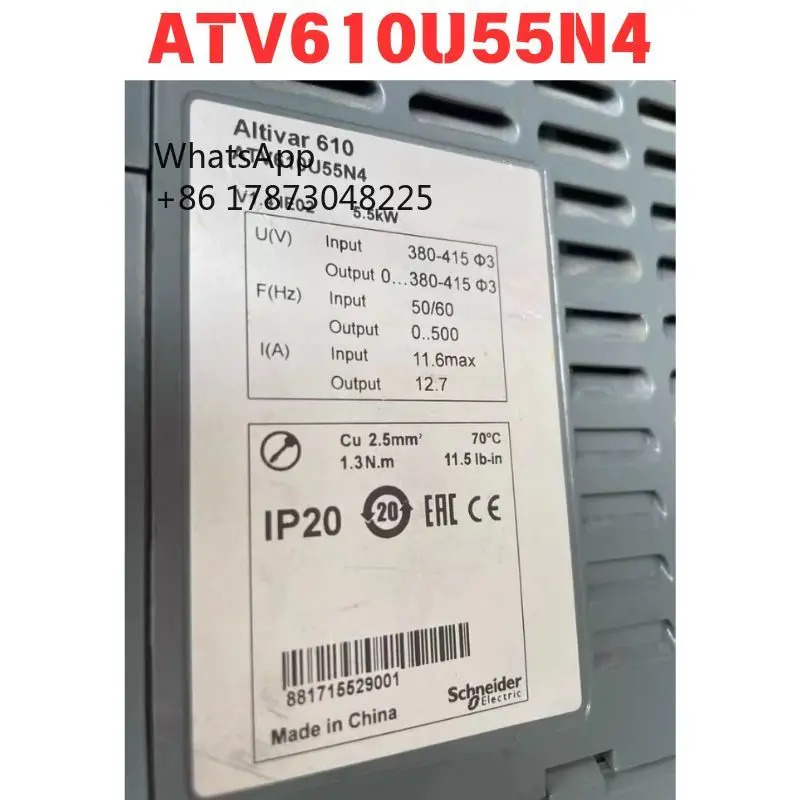 리퍼 ATV610U55N4 주파수 변환기 기능 OK