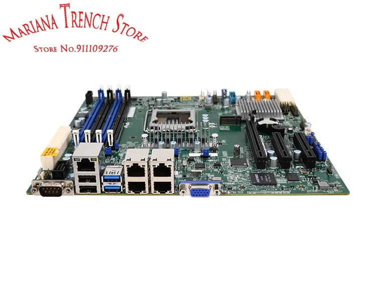 Supermicro 마더보드X11SSH-LN4F 탑재 LGA1151 E3-1200 v6/v5 7th 6th Gen.i3 DDR4 쿼드 GbE LANI210-AT