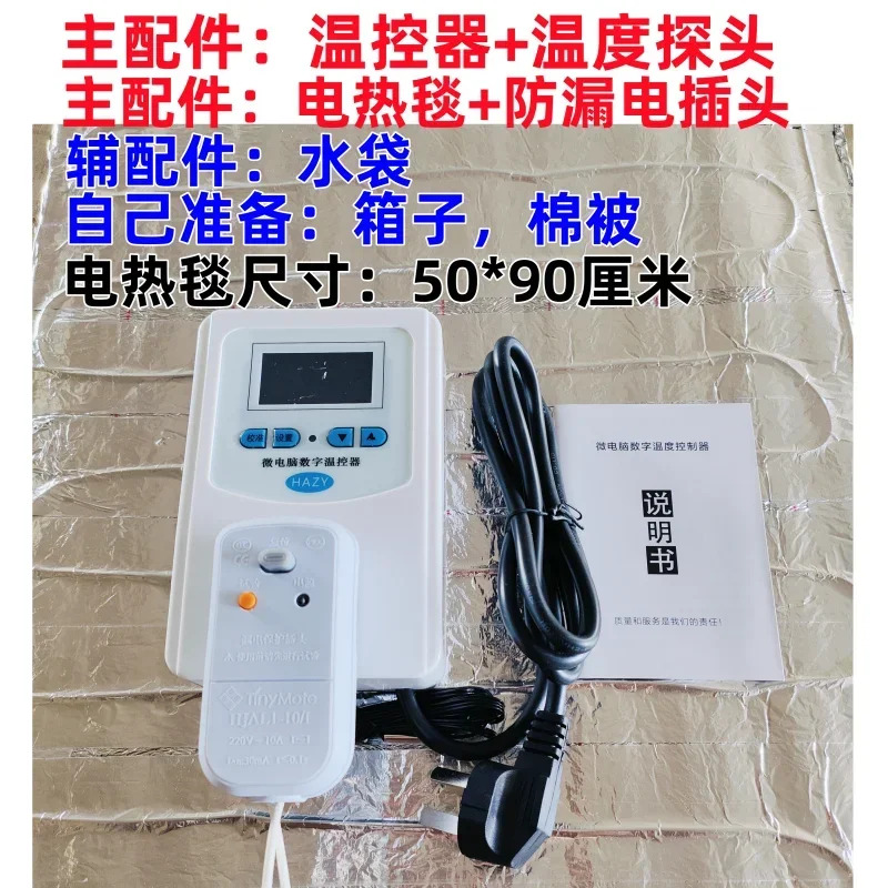 소규모 부화 자동 온도 조절 기능을 갖춘 자체 제작 수조 부화기