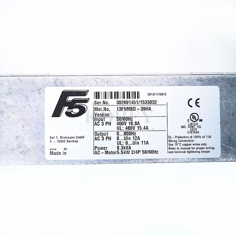 F5 시리즈 서보 드라이버 포장 리퍼 13F5MBD-39HA