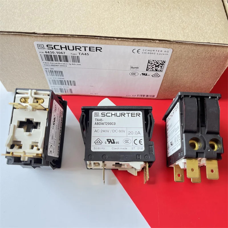 TA45-ABDWT200C0 회로차단기 스위치 SCHURTER 4300.1067 20A