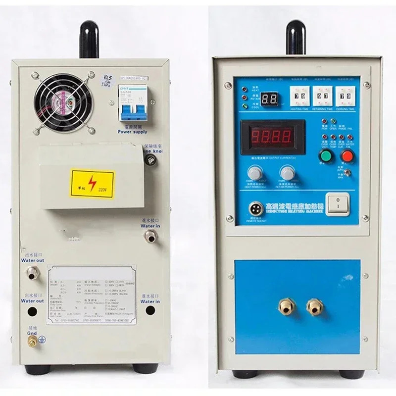 실버 금 용해로 고출력 고주파 유도 가열기 ZVS 35kw