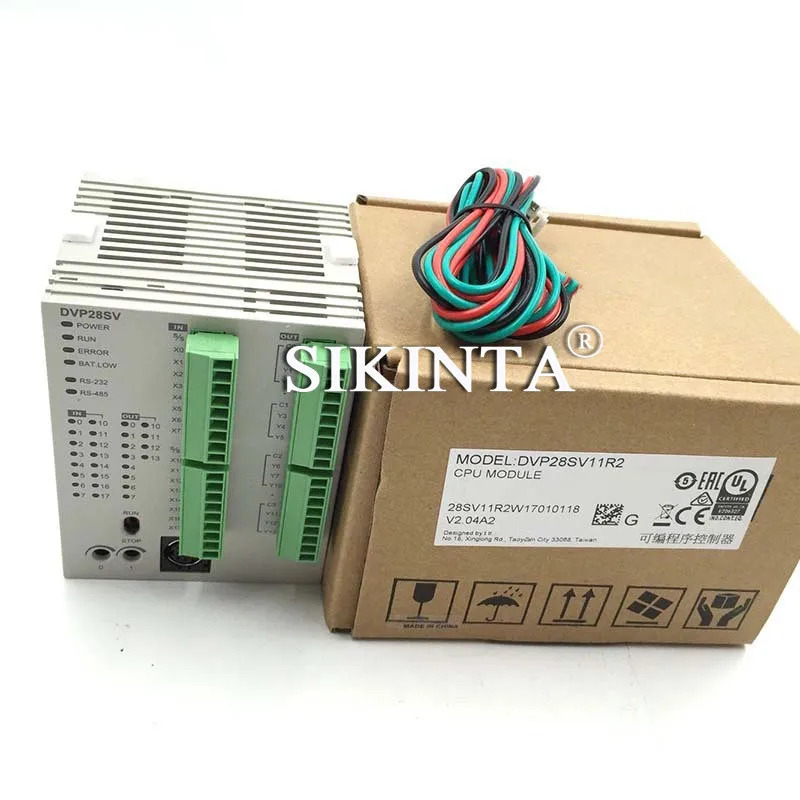 DVP-SV2 시리즈 PLC 모듈 DVP28SV11R2 DVP28SV11T2 프로그래밍 컨트롤러 CPU