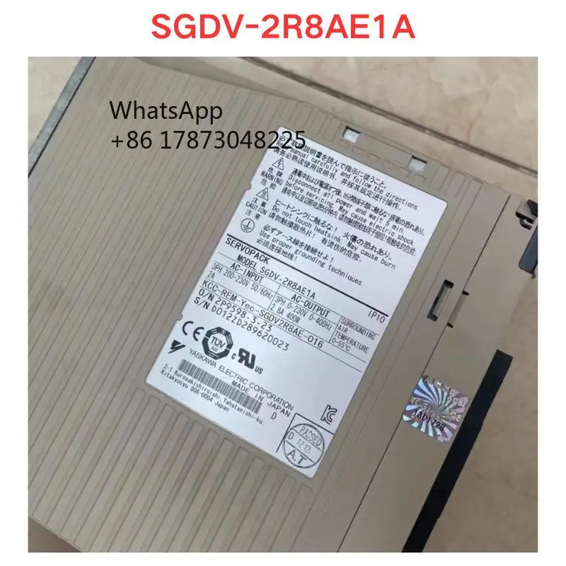 리퍼 SGDV-2R8AE1A 드라이브 기능 OK