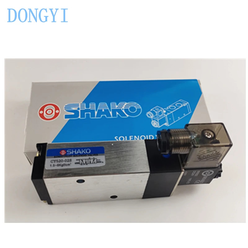 5/2 웨이 솔레노이드 밸브 CY520 CY520-02-S CY520-03-S CY520-02-D CY520-03-D AC220V DC24V