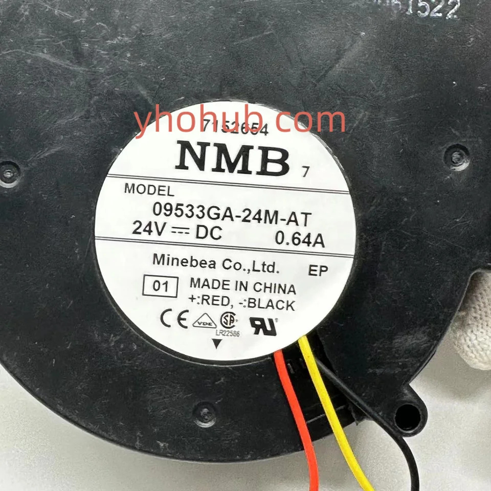 NMB-MAT 09533GA-24M-AT DC 24V 0.64A 95x95x 3 선 서버 냉각팬