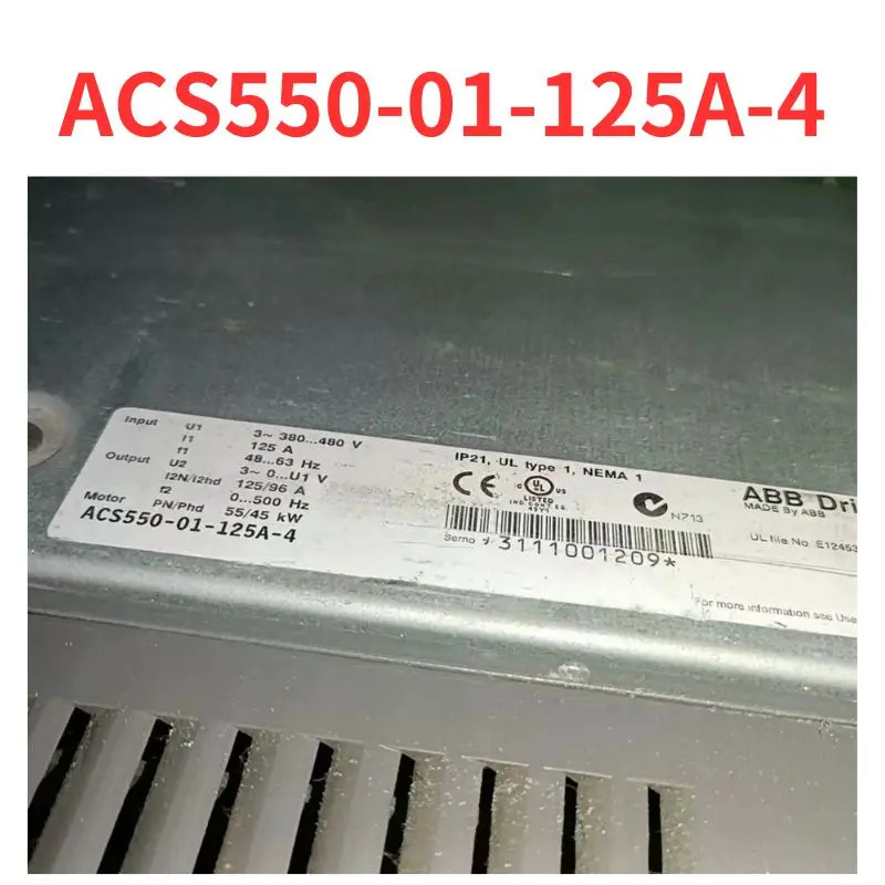 리퍼 ACS550-01-125A-4 주파수 변환기 완료