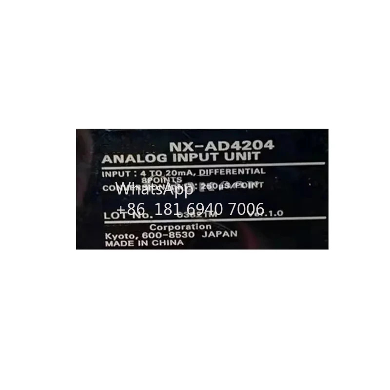 NX 시리즈 PLC 아날로그 입력 장치 NX-AD4203 NX-AD4204 신