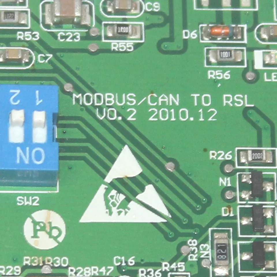 엘리베이터 액세서리 전보드 MODBUS/CAN TO RSL V0.2 회로 기판 포장