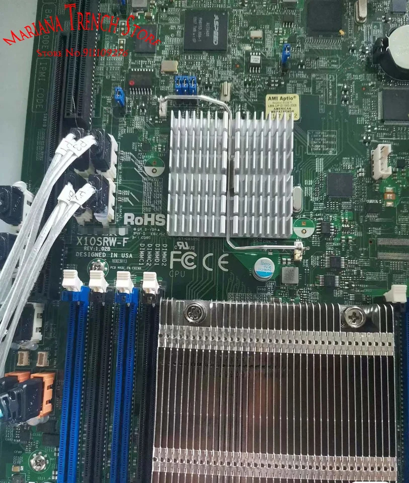 슈퍼마이크로 마더보드X10SRW-F LGA 2011 제온 프로세서 E5-2600 / E5-1600 v4 v3 패밀리 듀얼 포트 GbE LAN