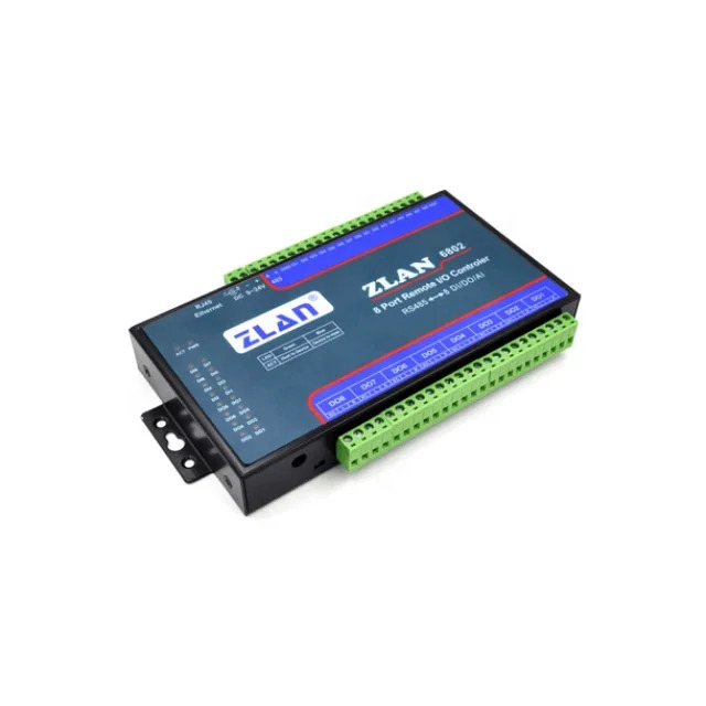 8 방향 485 IO 제어 모듈 RS485 이더넷 WiFi P2P 통신 지원 ZLAN6802