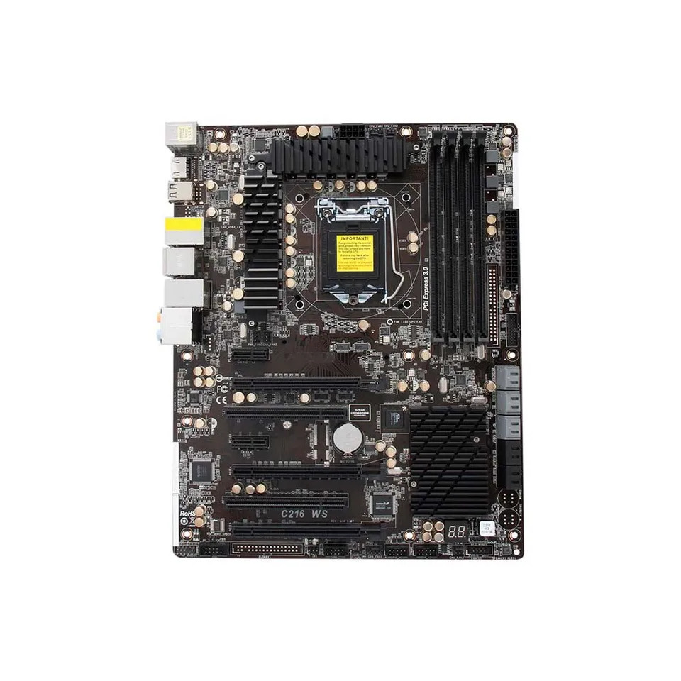 워크스테이션 마더보드DDR3핀 ASRock호환 C216 WS LGA1155