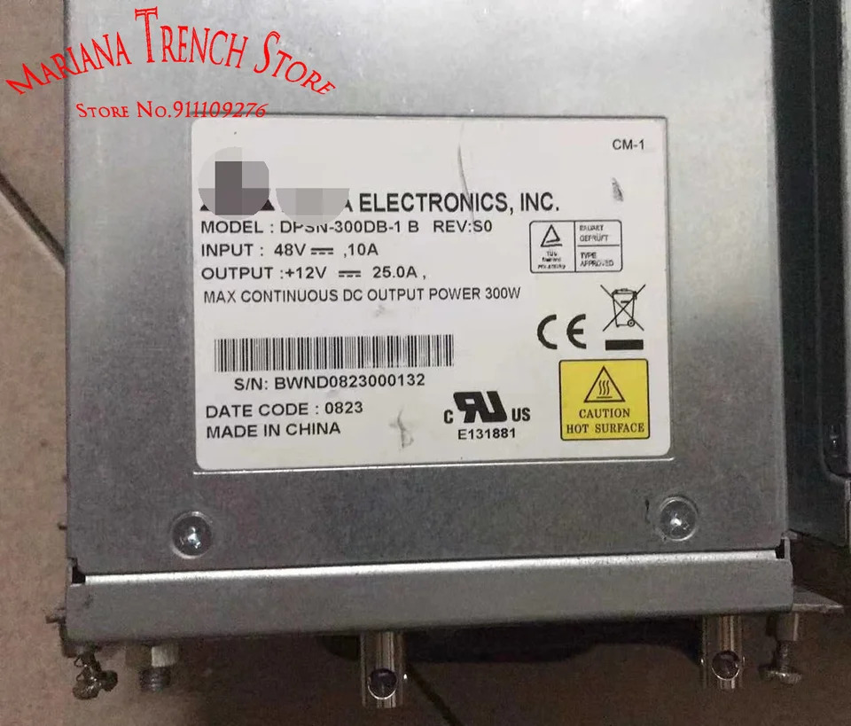 델타 스위치DPSN-300DB-1 B DC 전원 모듈 입력 48V 10A 출력 12V 25A