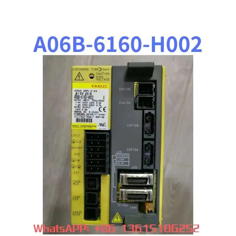 A06B-6160-H002 Fanuc 리퍼 드라이브 실행 기능 OK