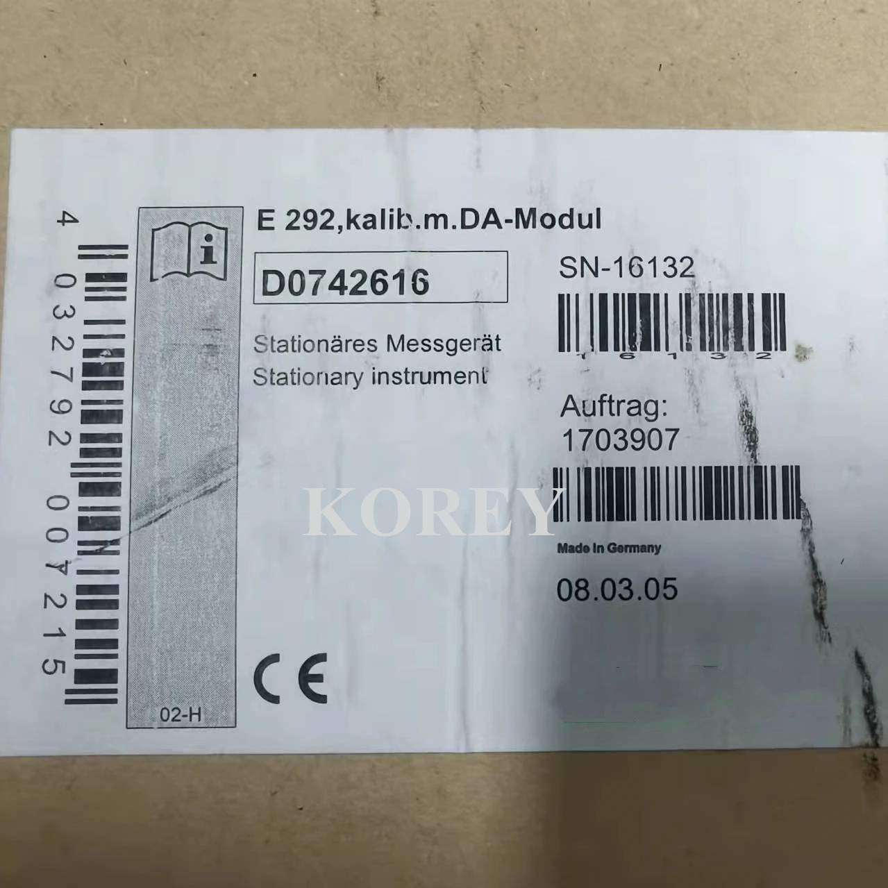 PLC 모듈 E292 D0742616 신