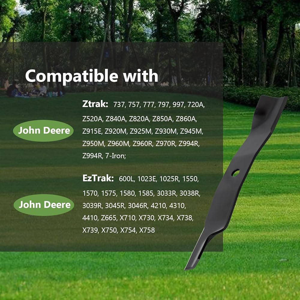 KANXAJJY 152.4cm(60인치) 데크 교체용 잔디 깎는 797 하이 737 1025R - M144196 757 M163983 M128485 Deere 리프트 M131958 - 상세 이미지 3