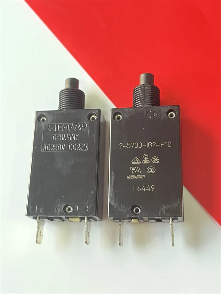 E-T-A 회로차단기 스위치 250VAC 2-5700-IG2-P10-2A IG1-P10-DD-30A 2-5700-IG1-P10-DD-3A