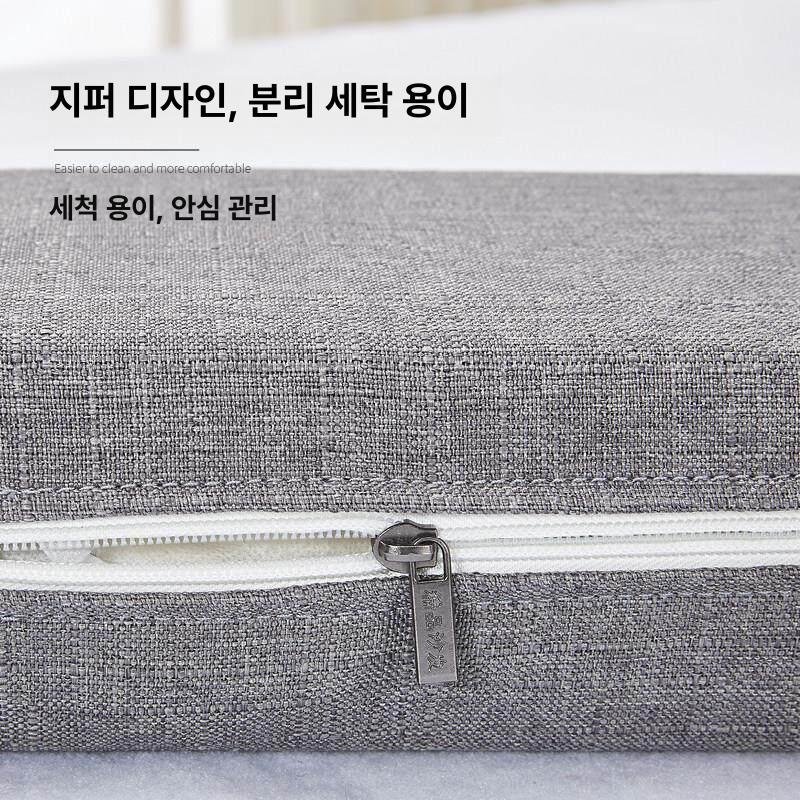 빈틈 쿠션 안전가드 연결패드 기역자형 침대틈새막이 공간 틈새패드 사이드 틈막이 - 상세 이미지 3