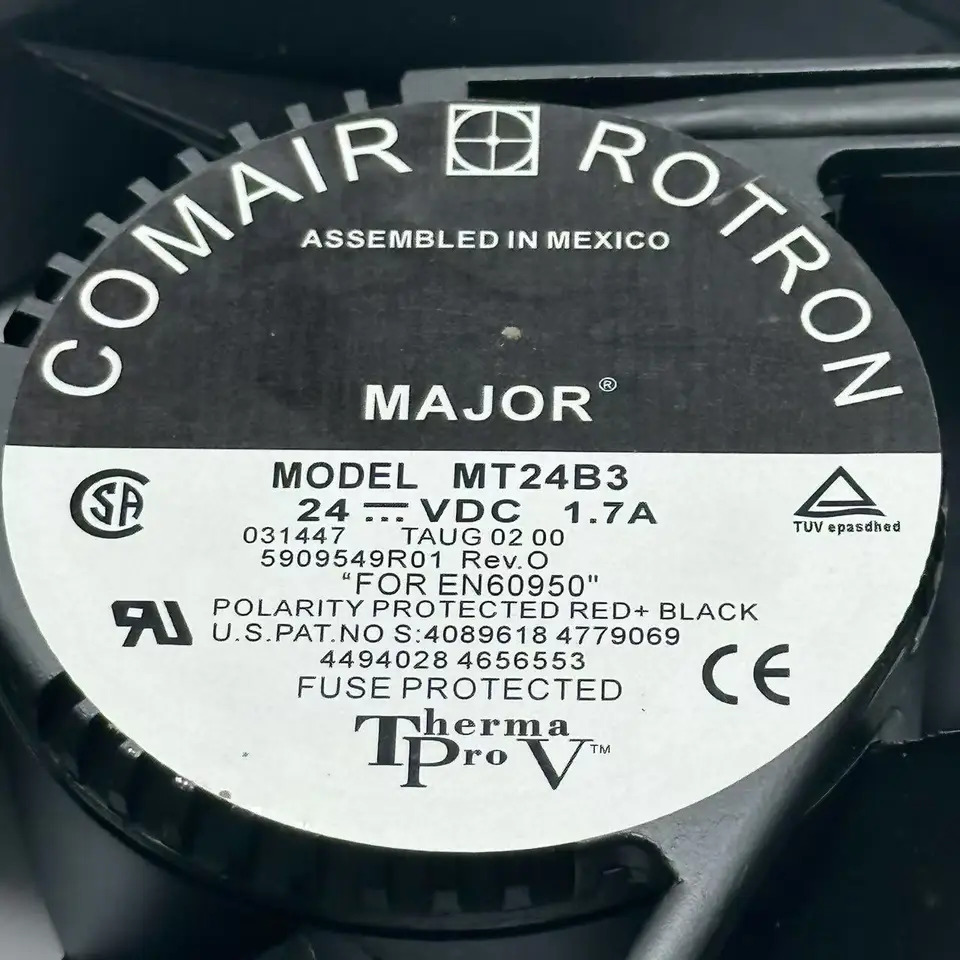 Comair Rotron 2 와이어 서버 냉각팬 MT24B3 DC 24V 1.7A mm