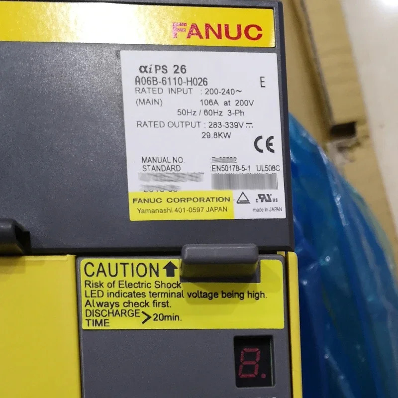 A06B-6110-H026 FANUC 서보 드라이브 모듈 CNC 시스템 기계용