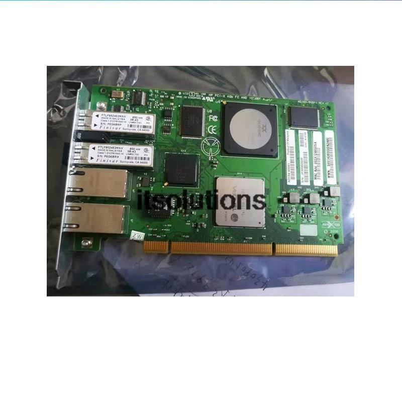 hp호환 AD222A AD222-60001 PCI-E FC 듀얼 포트 HBA 카드 소형 컴퓨터 파이버 채널 키트 4Gb