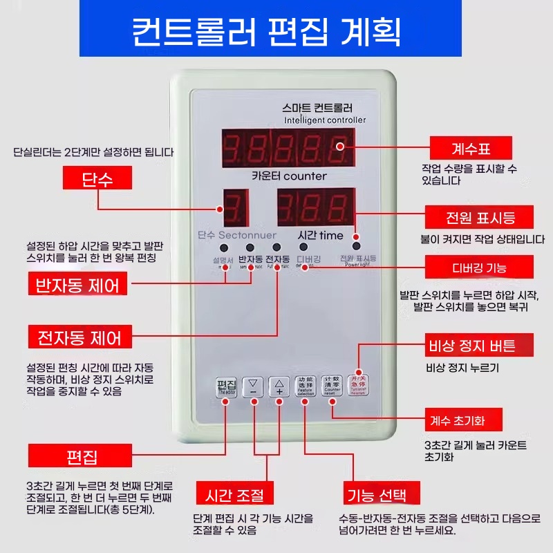 타공 공압프레스 소형유압프레스 기본형 - 상세 이미지 3