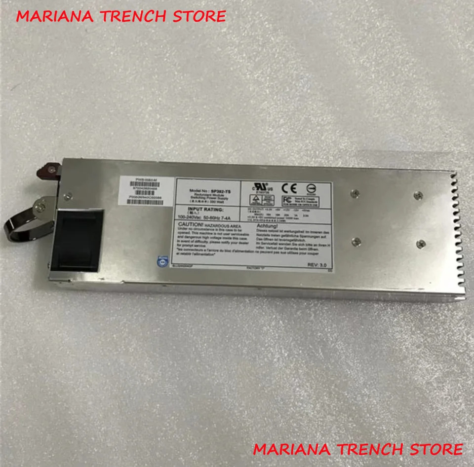 Supermicro SP382-TS 예비 전원공급장치 PWS-0050-M 380W 1U