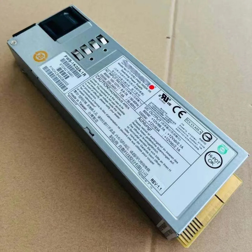 Supermicro PWS-1K02A-1R 1000W 1U 전원공급장치 모듈 80 Plus 티타늄 PSU원본