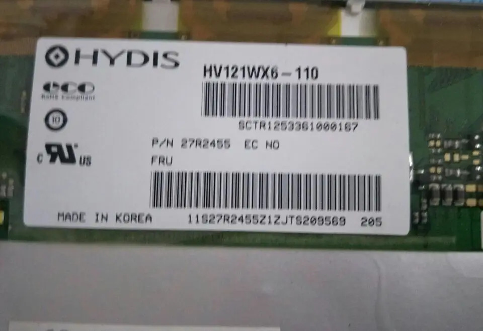 HV121WX6-110 HV121X03-100 HV121P01-101