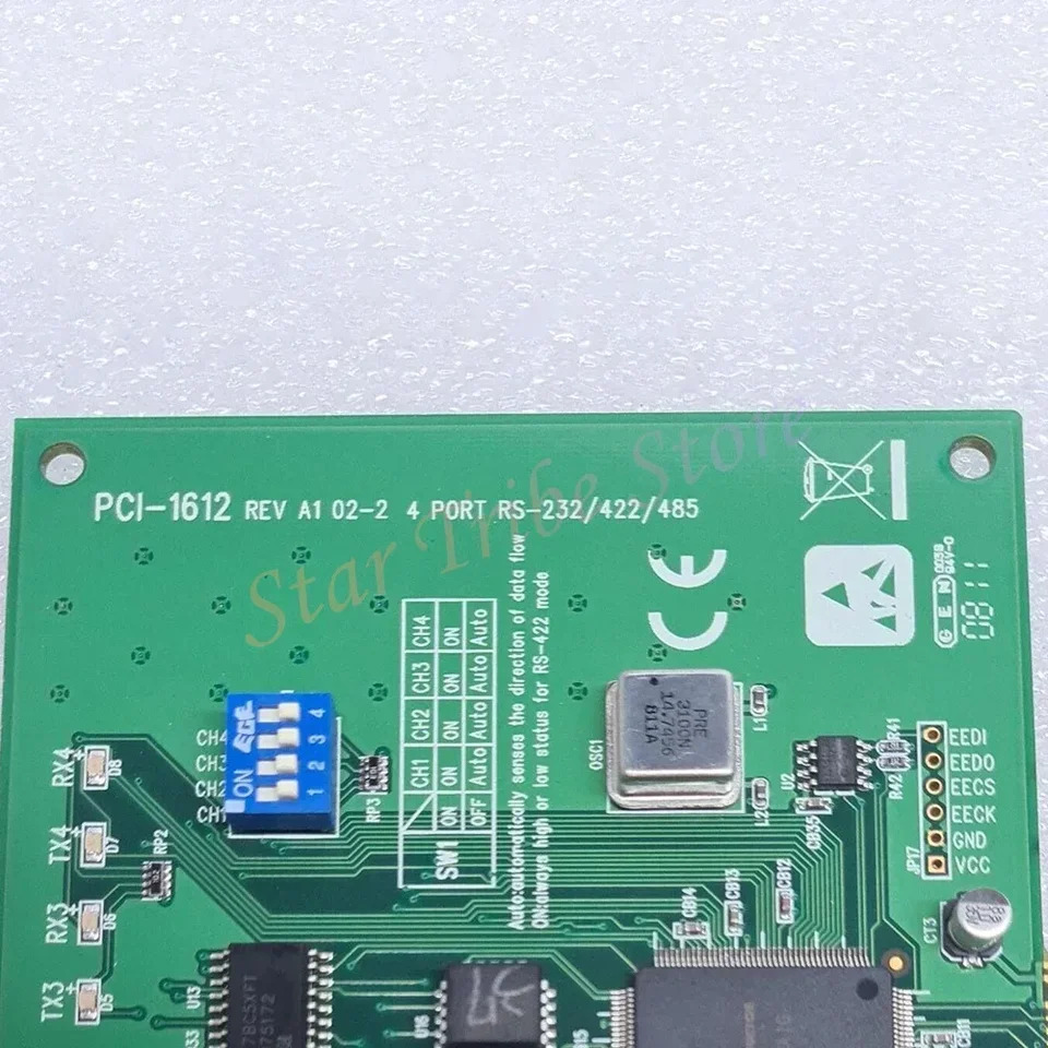 Advantech데이터 캡처 카드 PCI-1612 REV A1 02-2 4 포트 RS-232 422/485