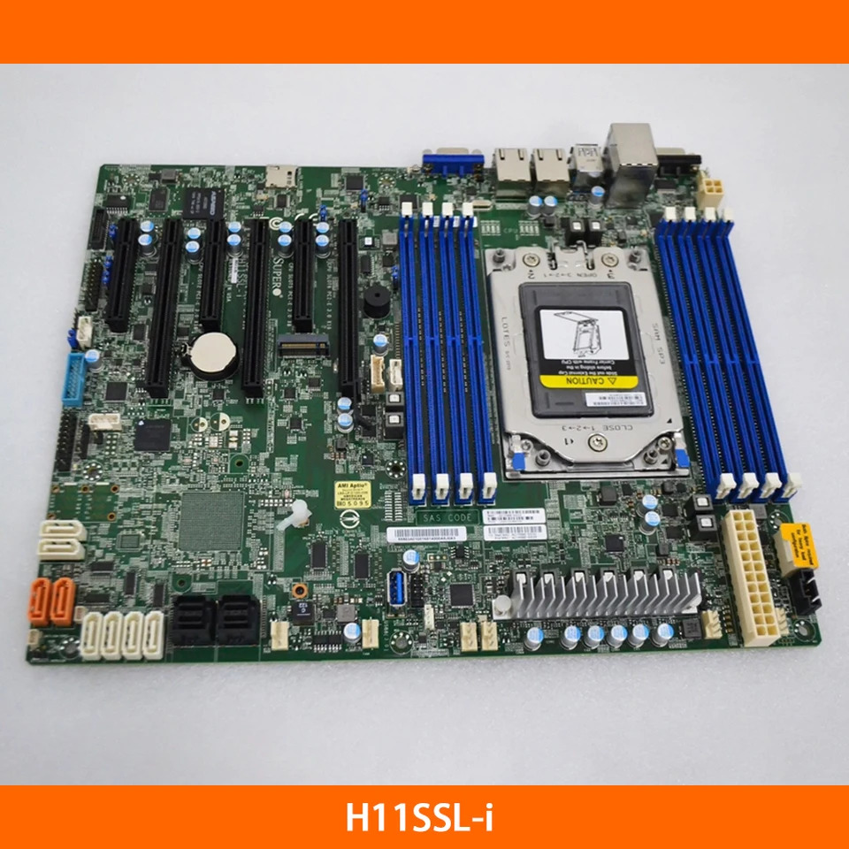슈퍼마이크로 마더보드H11SSL-i EPYC 7001/7002 시리즈 프로세서 ECC DDR4 16 SATA3 듀얼 기가비트 이더넷 LAN 포트
