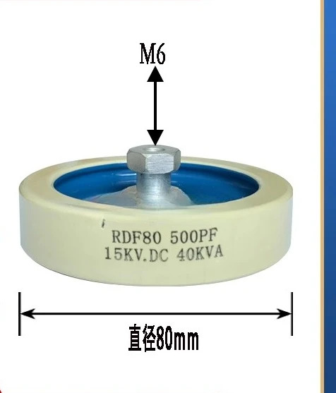 RDF60 80 150 300 500 1000 2200PF 고주파 고전압 세라믹 유전체 커패시터