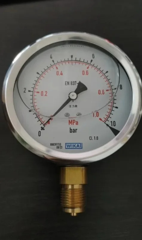 Wika 압력 게이지 213.53.100 0-10bar/MPA 방사형 G1/2 직경 100mm