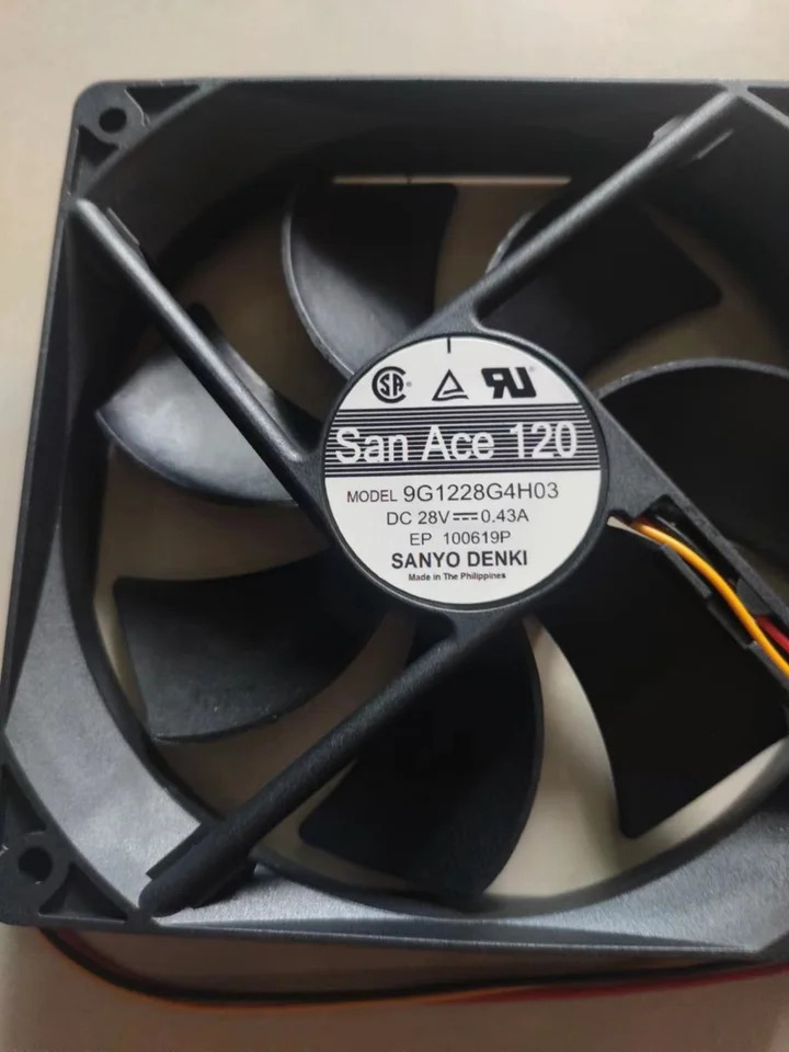 SANYO 냉각팬 DC 28V 0.43A 112cm 3핀 9G1228G4H03