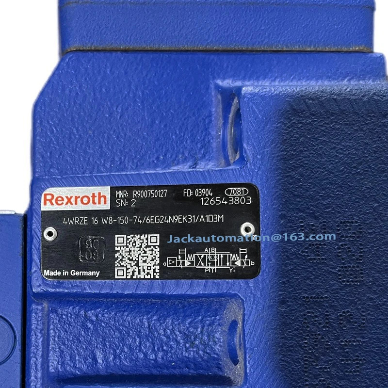 REXROTH 전자기 방향 밸브 4WRZE16W8-150-7X/6EG24N9EK31/A1D 4WRZE16W8-150-74/6EG24N9EK31/A1D R900750127