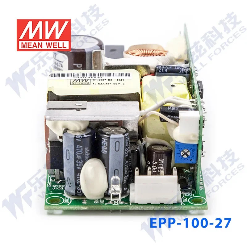 Mingwei EPP-100-27 기판 PCB 베어 보드 DC PFC 전압 조정기 대만 100W 전원공급장치 27V3.71A