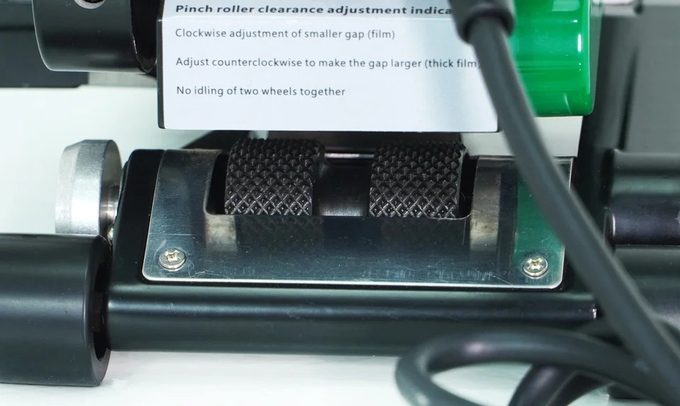 PVC멜트 플라스틱 필름 용접기 강철 롤러 HDPE 기하막 라이너 용접