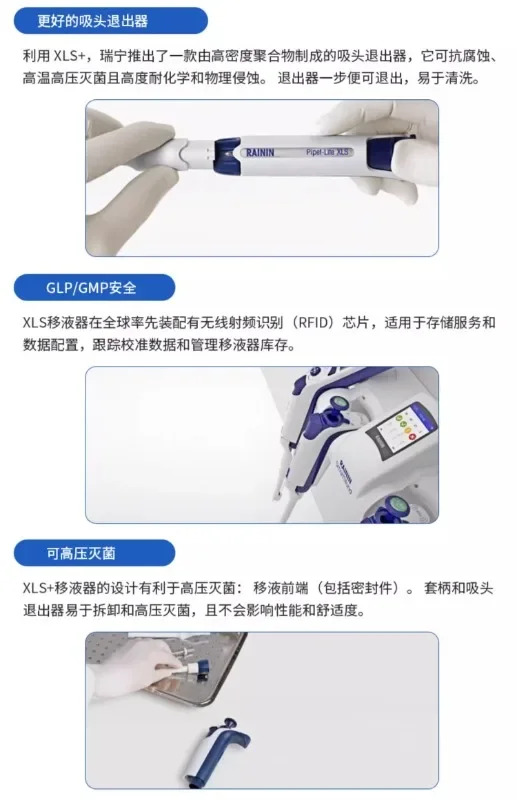 피펫 건 실험실 기기 수동 단일 채널 과학 연구