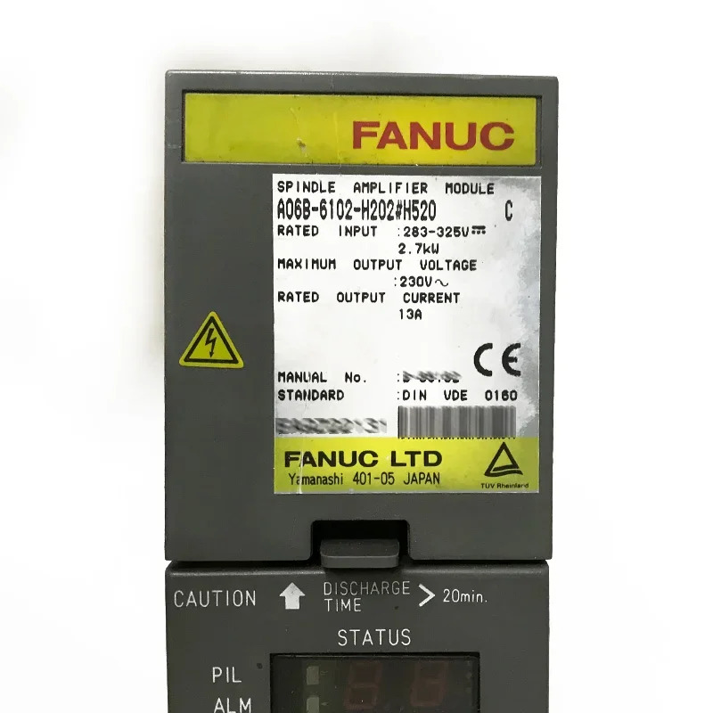 Fanuc 서보 드라이브 A06B-6102-H202 CNC 기계앰프 모듈 H520