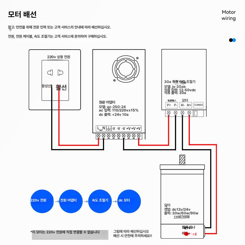 저속 기어드모터 고출력 조절 전동기 웜기어 속도 고토크모터 제어 감속모터 직류 - 상세 이미지 4