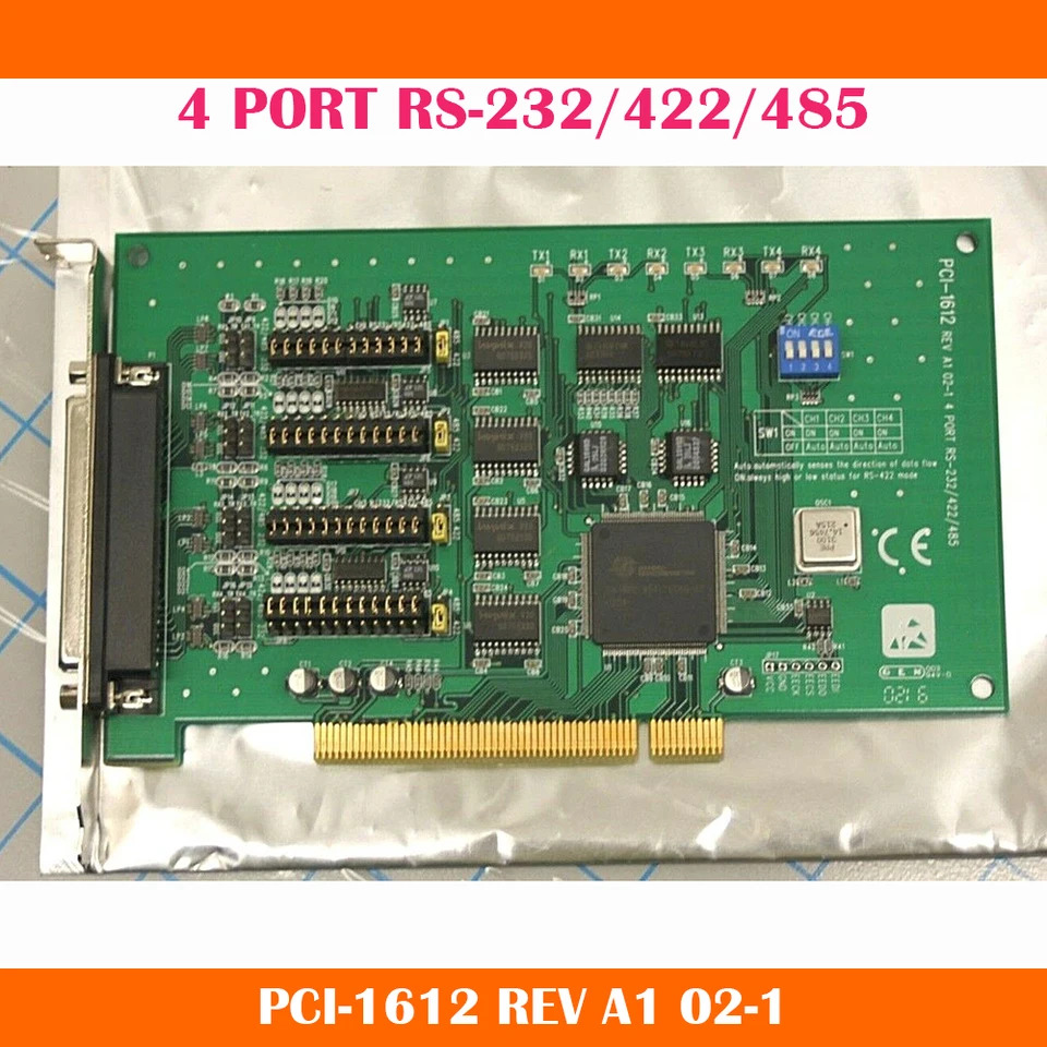 Advantech 캡처 카드 시리얼 포트 4 RS-232/422/485 PCI-1612 REV A1 02-1