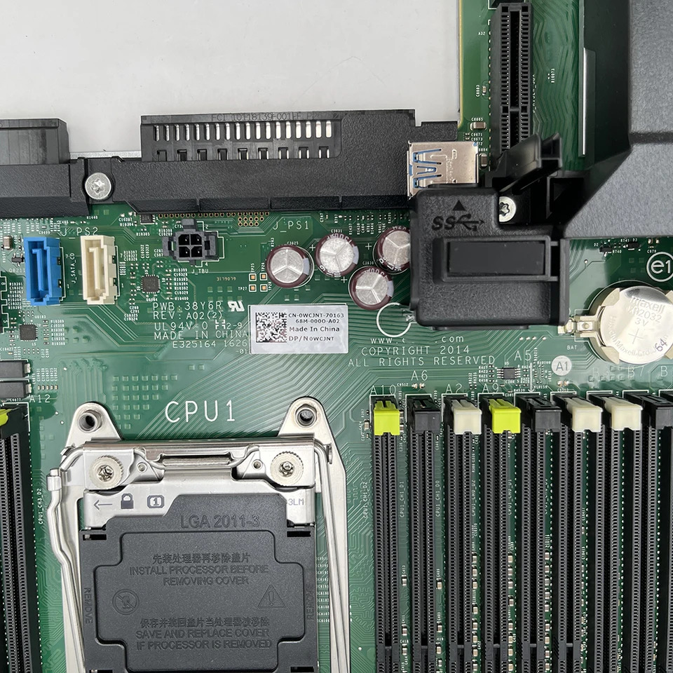 DELL R630 R730 R730XD 서버 마더보드 0WCJNT WCJNT 599V5 R53PY 4N3DF 하게 작동 고퀄리티