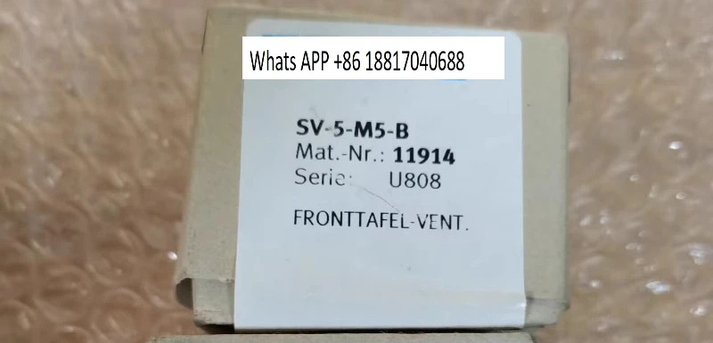 패널 장착 밸브 SV-5-M5-B 11914